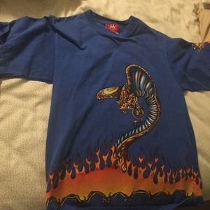 JNCO Jeans Flame Cobra Tee Size XL Youth